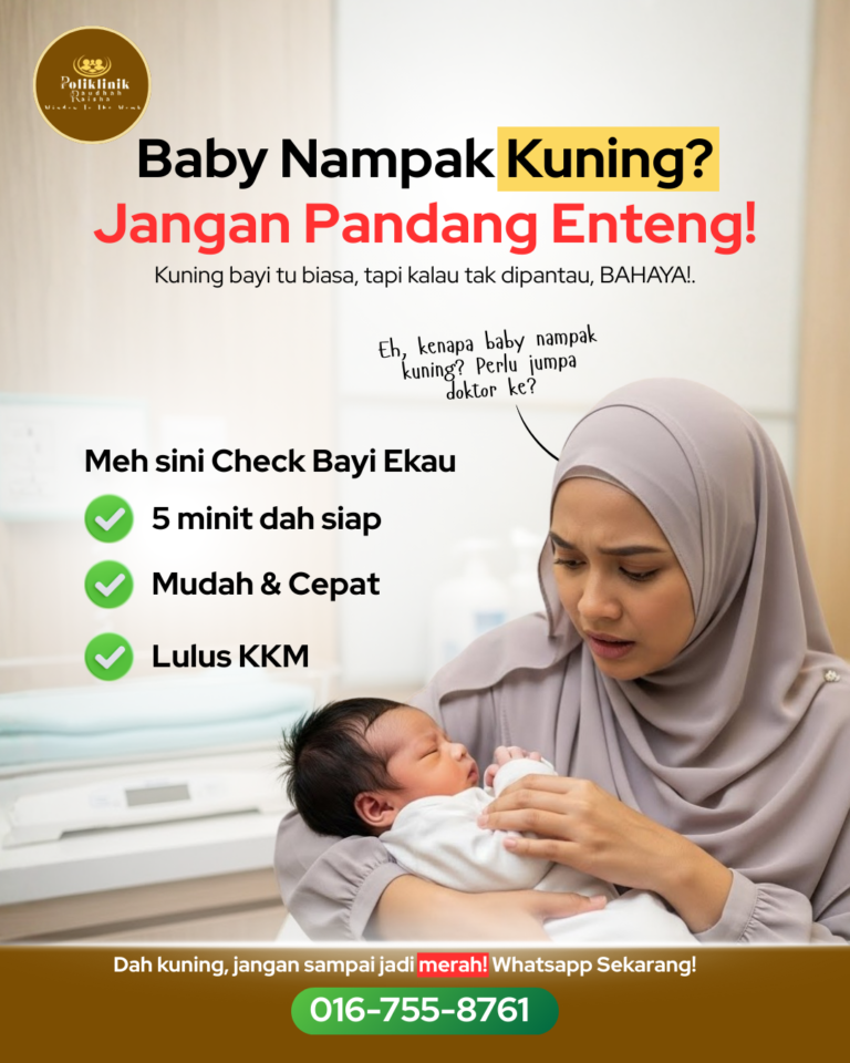 Bacaan Kuning Bayi (Jaundis): Tahap Bilirubin Normal & Bila Perlu Risau