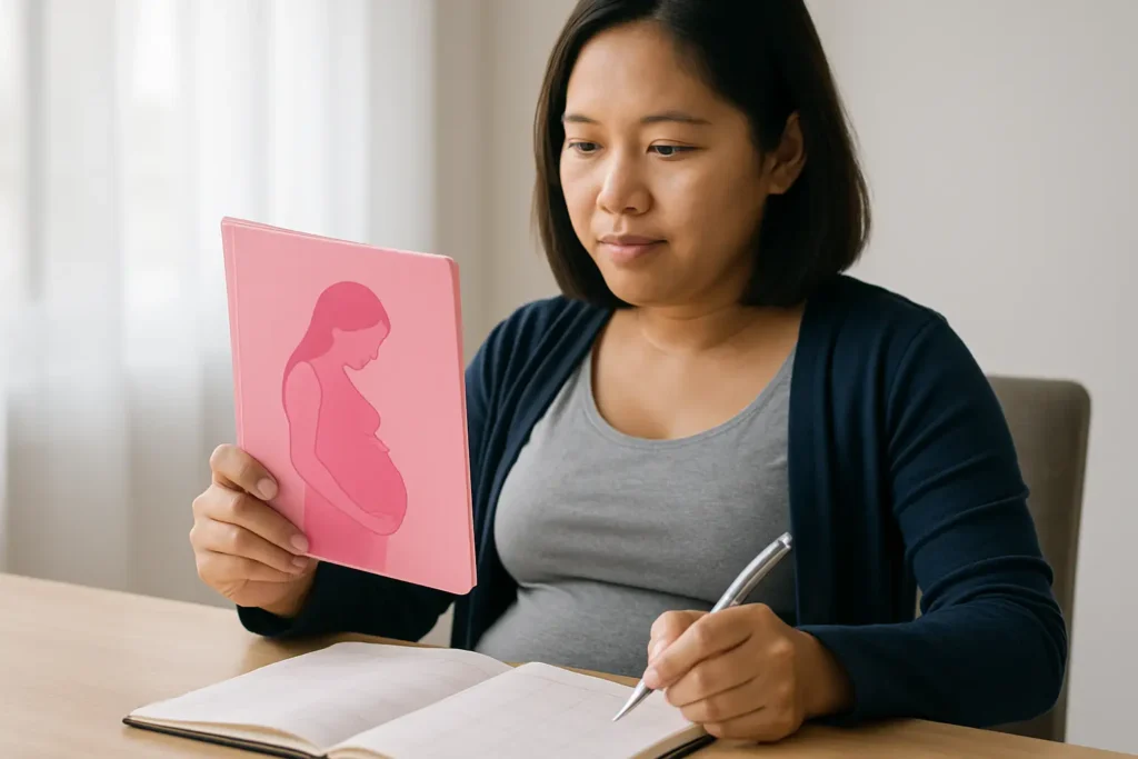 Buku Pink Antenatal Schedule Guide (Malaysia)