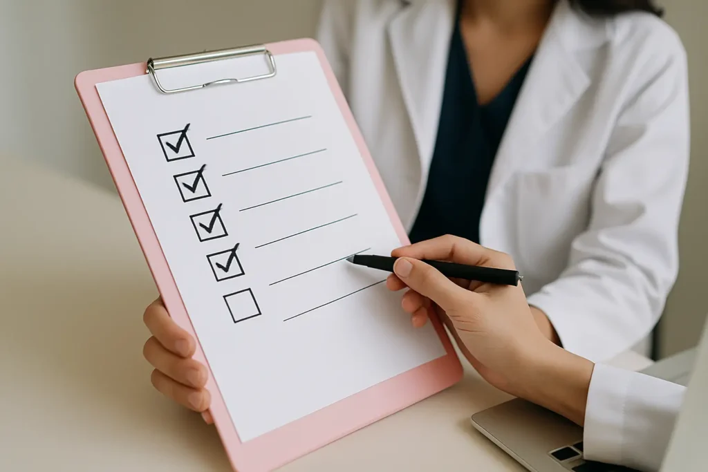 Checklist Buku Pink: Jangan Terlepas Checkup